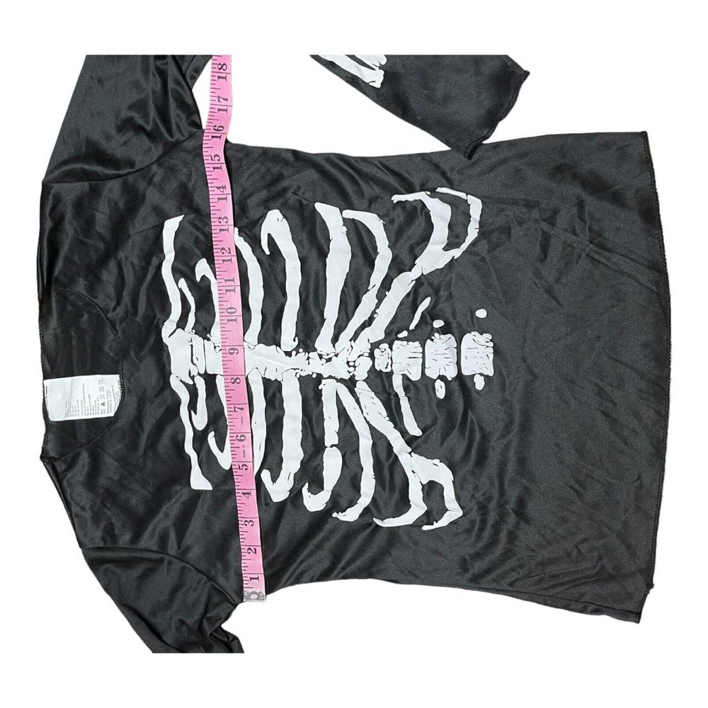 SHITE Skeleton Costume For Girls Size XL-24-16 - Picture 8 of 16
